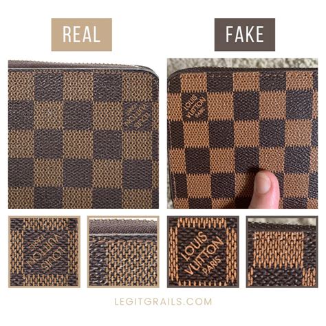 how to tell a fake louis vuitton checked wallet|authentic louis vuitton men's wallet.